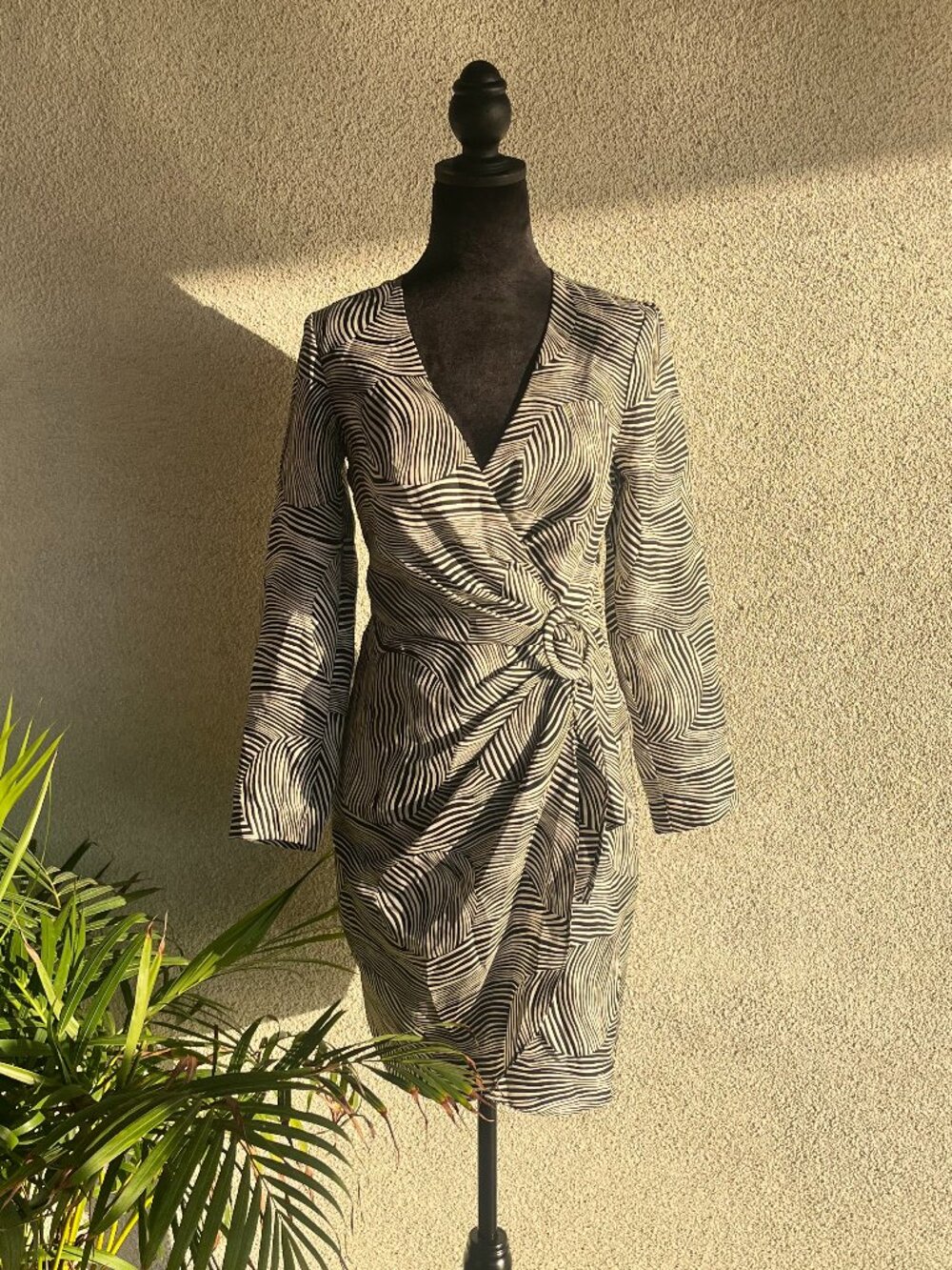 Y2K Zebra Print Dress
